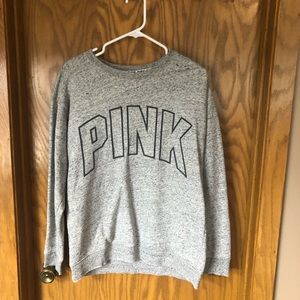 VS PINK Distressed Crewneck